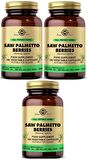 Solgar Saw Palmetto Berries 100 Kapsül 3 Adet