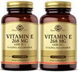 Solgar Vitamin E 400 IU 50 Kapsül 2 Adet