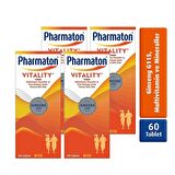 Pharmaton Vitality 60 Tablet 4 Adet