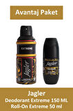Jagler Extreme Erkek Deodorant 150 ml + Jagler Roll-On Extreme Erkek 50 ml