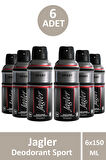 Jagler Deodorant Sport 150 ml 6 Adet
