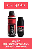 Jagler Deodorant Storm 150 ml + Jagler Rollon Storm 50 ml