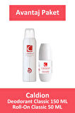 Caldion Classic Deodorant Kadın 150 ml + Caldion Roll-on Kadın 50 ml