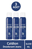 Caldion Jeans Deodorant Erkek 150 ml 3 Adet