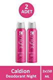 Caldion Deodorant Night Kadın 150 ml 2 Adet
