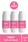 Jagler Classic Bayan Koltuk Altı Rollon 50 ml 3 Adet