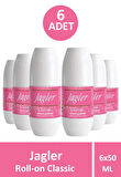 Jagler Classic Bayan Koltuk Altı Rollon 50 ml 6 Adet