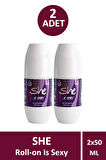 She Is Sexy Roll-On Kadın 50 ml 2 Adet