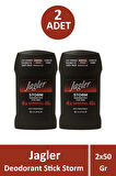 Jagler Storm Deodrant Stick For Men 50 gr 2 Adet
