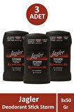 Jagler Storm Deodrant Stick For Men 50 gr 3 Adet