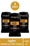 JaglerDeodorant Stick For Men 50 gr 3 Adet