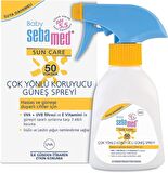 Sebamed Baby Çok Yönlü Koruyucu Güneş Spreyi SPF50 200 ml 2 Adet