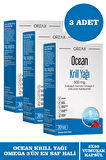 Ocean Krill Oil 500 mg 30 Kapsül 3 Adet
