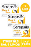 Strepsils Bal Limon Aromalı 24 Pastil 3 Adet