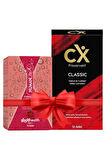 CX Prezervatif Classic 12'li + HumanLife 5 gr X 10 Çilek Aromalı Kayganlaştırıcı Jel Lubricant