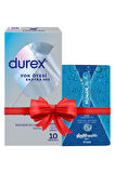 Durex Yok Ötesi Ekstra İnce Ekstra His 10'lu Prezervatif + HumanLife 5 gr X 10 Doğal Kayganlaştırıcı Jel Lubricant