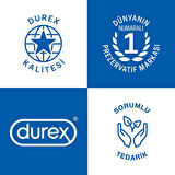 Durex Yok Ötesi Ekstra İnce Ekstra His 10'lu Prezervatif + HumanLife 5 gr X 10 Çilek Aromalı Kayganlaştırıcı Jel Lubricant