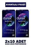 Durex Maraton Geciktiricili Prezervatif 10'lu 2 Adet