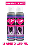 She Is An Angel Kadın Deodorant 150 ml 2 Adet