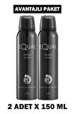 Equal Deodorant Sense Bay 150 ml 2 Adet