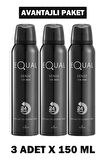 Equal Deodorant Sense Bay 150 ml 3 Adet