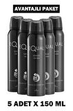 Equal Deodorant Sense Bay 150 ml 5 Adet