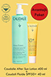 Caudalie Fluide UVA/UVB SPF50+ 40 ml + Caudalie After Sun Repairing Lotion 400 ml