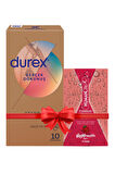 Durex Gerçek Dokunuş Ultra Kaygan Prezervatif 10'lu + HumanLife 5 gr X 10 Çilek Aromalı Jel Lubricant