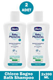 Chicco Bagno Bath Shampoo 200 ml 2 Adet
