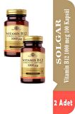 Solgar Vitamin B12 1000 mcg 100 Kapsül 2 Adet