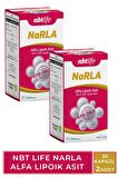 Nbt Life Narla Alfa Lipoik Asit 30 Kapsül 2 Adet