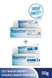 Bepanthol Derma Cilt Bakım Kremi 50 gr + Onarıcı Bakım Merhemi 50 gr Avantajlı Paket