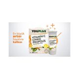 Youplus Vitamin C Çinko Propolis 20 Efervesan Tablet 2 Adet