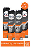 Veet Men Tüy Dökücü Krem 200 ml 4 Adet