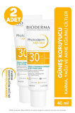Bioderma Akn Mat Güneş Kremi 40 ml 2 Adet