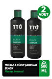 Tto Black Saç ve Vücut Şampuanı 400+100 ml 2 Adet