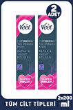 Veet Professional Tüy Dökücü Krem Tüm Cilt Tipleri İçin 200 ml 2 Adet