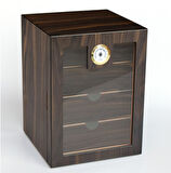 Parmida Humidor / Dört Katlı Puro Saklama Kutusu - Kahverengi 0157