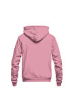 Kuş Desenli Kapüşonlu Sweatshirt Hoodie Kalın Kumaş 3 İplik Şardonlu