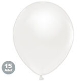 PASTEL BALON BEYAZ 10 ADET