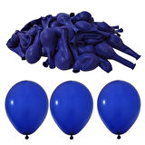 PASTEL BALON LACİVERT 50 ADET