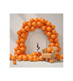 PASTEL BALON TURUNCU 50 ADET