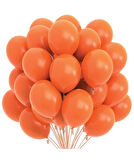 PASTEL BALON TURUNCU 10 ADET