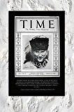 Atatürk Mustafa Kemal Time Dergisi Kanvas Tablo Okullara İşyerlerine Uygun (8 Farklı Ölçü)