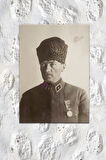 Atatürk Mustafa Kemal Kanvas Tablo Okullara İşyerlerine Uygun (8 Farklı Ölçü)