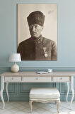 Atatürk Mustafa Kemal Kanvas Tablo Okullara İşyerlerine Uygun (8 Farklı Ölçü)