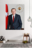 Erdoğan Rte Kanvas Tablo (7 Farklı Ölçü)