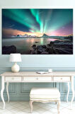 Kuzey Işıkları Dekoratif Kanvas Tablo