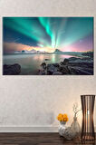 Kuzey Işıkları Dekoratif Kanvas Tablo