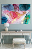 Renklerin Dansı Soyut Sanatsal Muhteşem Kanvas Tablo (8 Farklı Ölçü)